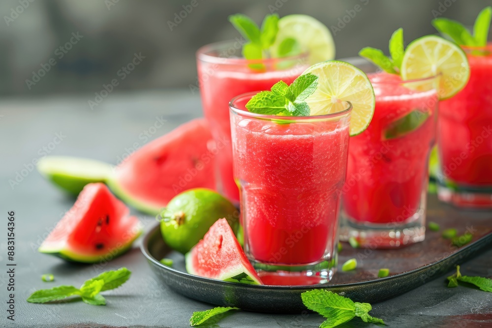 Watermelon and Lime Summer Drink Recipe Watermelon and Lime Summer Drink Recipe