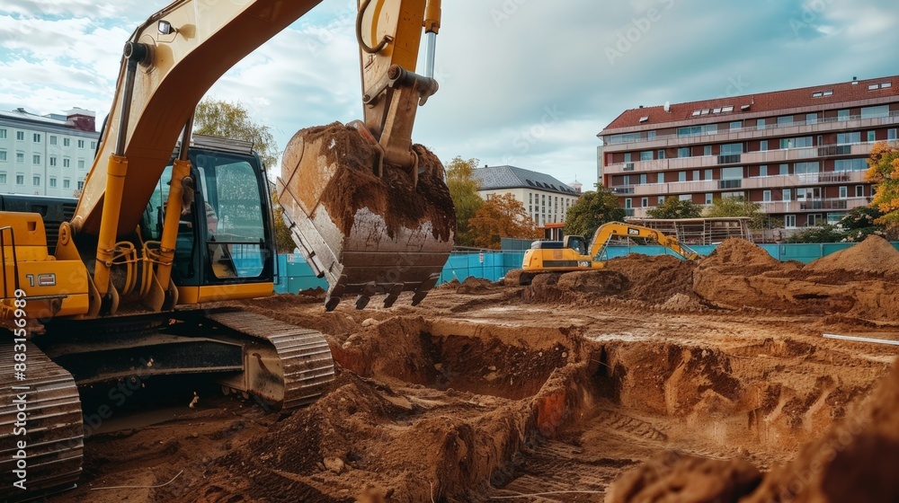 custom made wallpaper toronto digitalExcavation, filling and preparation of soil related to structural engineering work.