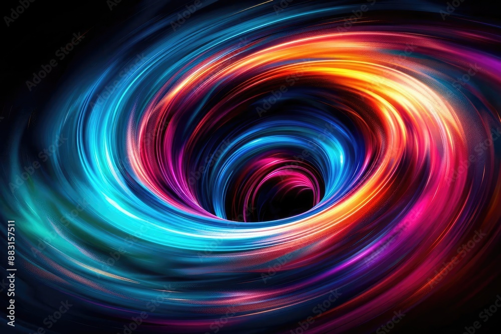 Cosmic Voyage Spaceship in Vibrant Wormhole Cosmic Voyage Spaceship in Vibrant Wormhole