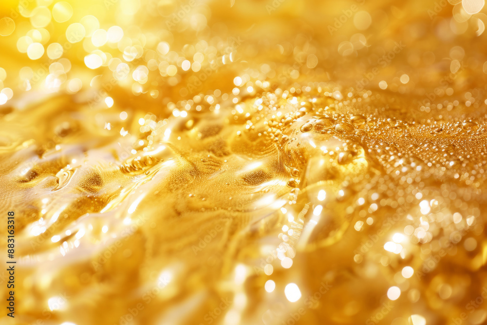 Shiny gold sparkling in warm light. Wealth and luxury concept Shiny gold sparkling in warm light. Wealth and luxury concept