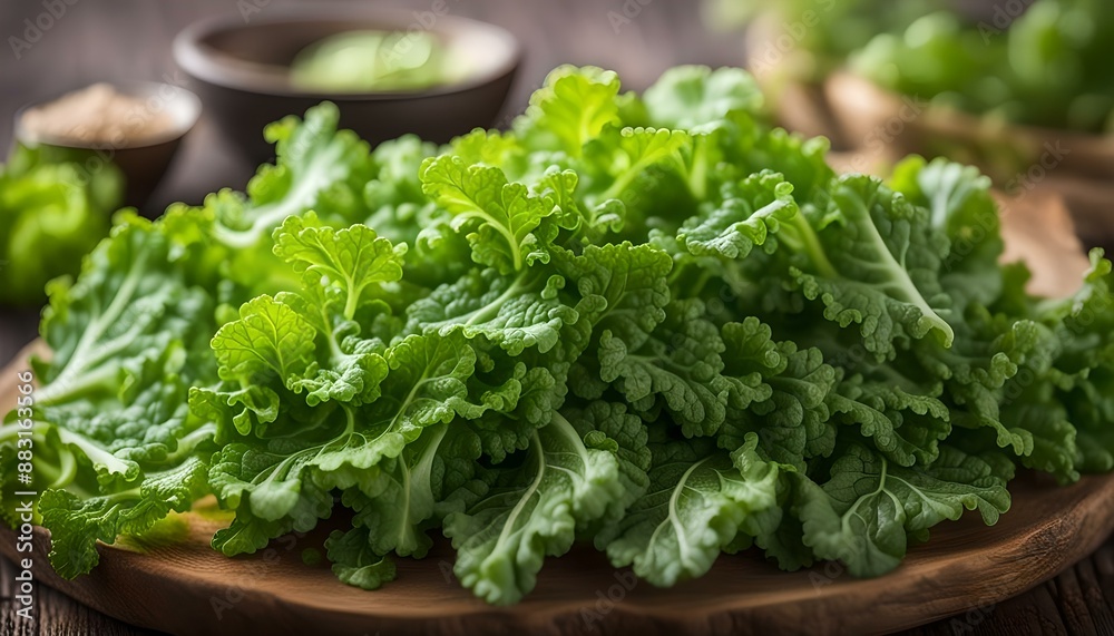 Organic Raw Mustard Greens on a Background
Organic Raw Mustard Greens on a Background