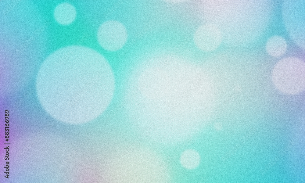 Grainy textured abstract background in turquoise blue and purple gradient with light orbs Grainy textured abstract background in turquoise blue and purple gradient with light orbs
