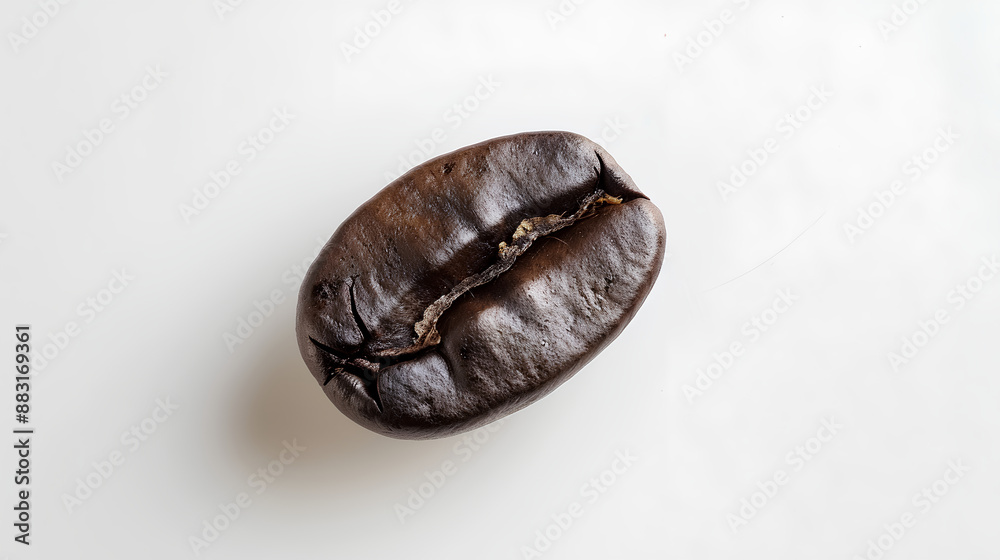 Naklejka premium a single coffee bean