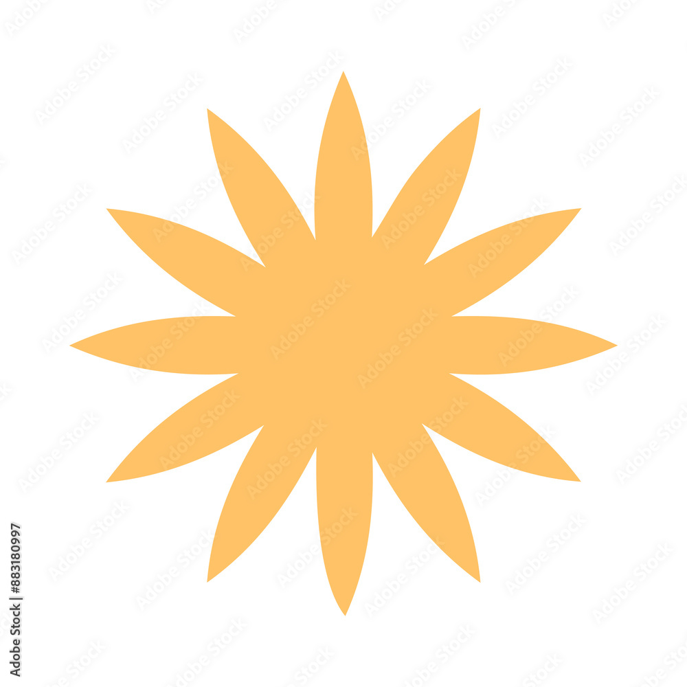 Flower clip art design on plain white transparent isolated background for card, shirt, hoodie, sweatshirt, apparel, tag, mug, icon, poster or badge Flower clip art design on plain white transparent isolated background for card, shirt, hoodie, sweatshirt, apparel, tag, mug, icon, poster or badge