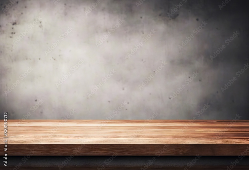 placement top white product table concrete floor wall montage used interior wooden room empty background wood placement top white product table concrete floor wall montage used interior wooden room empty background wood