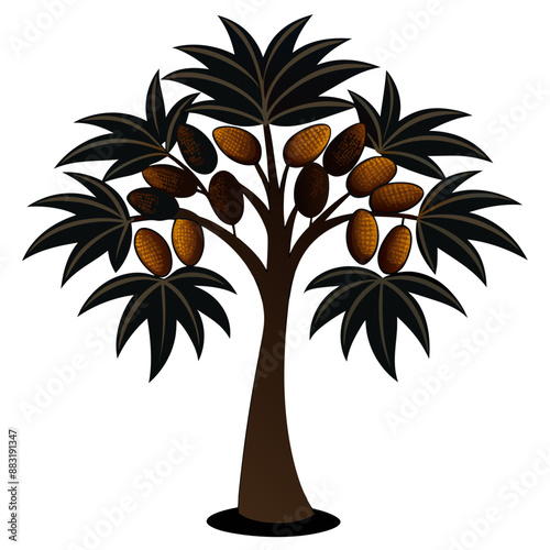 silhouette of tree