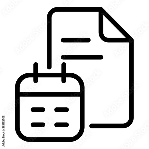 line icon, artboard size 64px, for Tax Audit. Business tax preparation auditor and business accounting vector illustration, accounting paper audit and inspection form concept