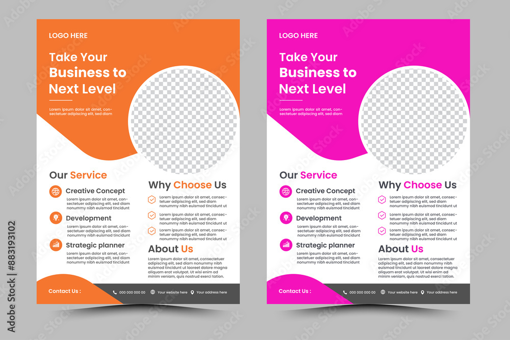 custom made wallpaper toronto digitalCorporate creative colorful business flyer template design set, abstract business flyer, vector template design or business poster template design Business Flyer Corporate Flyer Template Geometric,