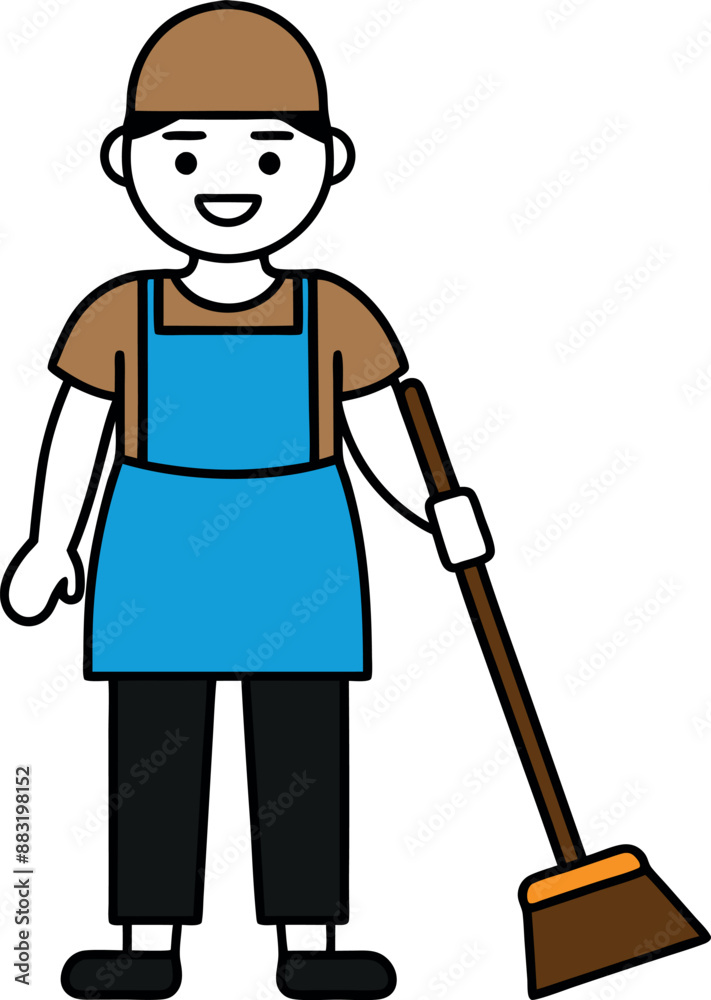 cleaner women cartoon character emoji vector art flat design background illustrations cleaner women cartoon character emoji vector art flat design background illustrations