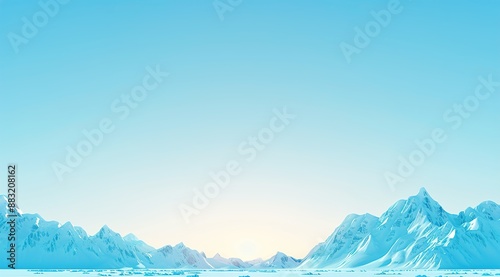 winter mountains landscape