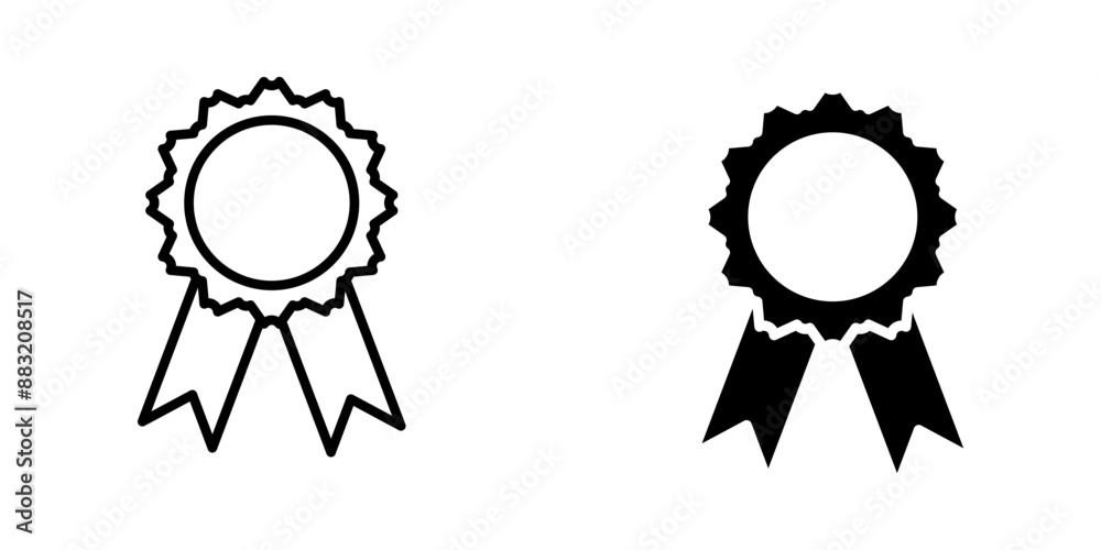 medal 2 Icon Symbol isolated white background. vector illustration. color editable.mpan medal 2 Icon Symbol isolated white background. vector illustration. color editable.mpan