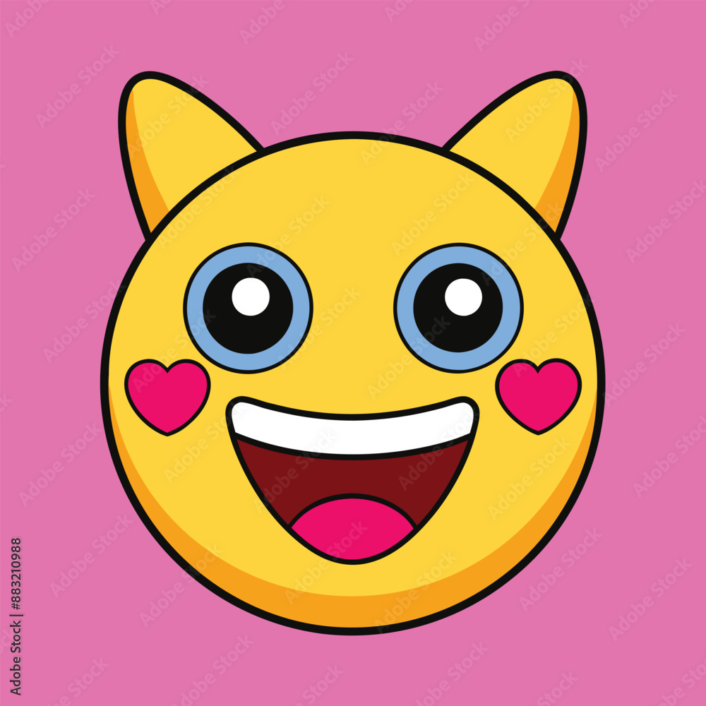 Fototapeta premium Emoji day Adobe Illustrator Artwork