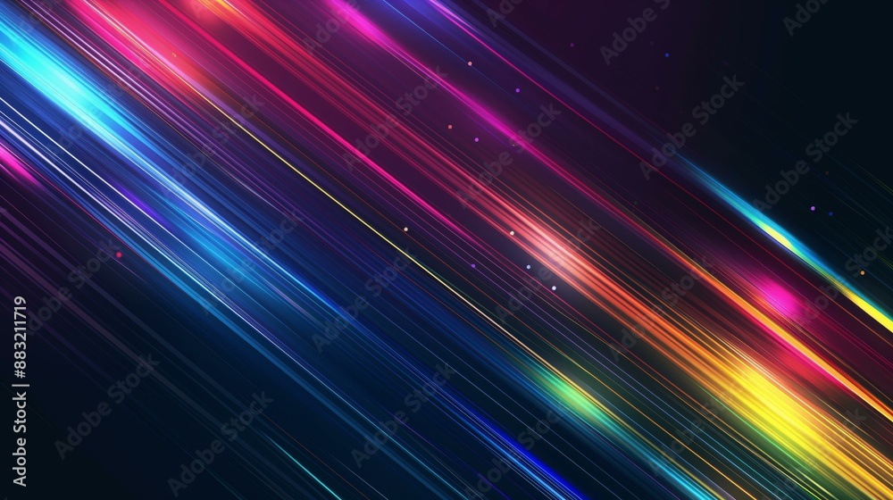 An abstract background featuring vibrant, colorful light streaks and glowing points on a dark backdrop. Dynamic and visually appealing, it has a futuristic and high-tech feel. An abstract background featuring vibrant, colorful light streaks and glowing points on a dark backdrop. Dynamic and visually appealing, it has a futuristic and high-tech feel.