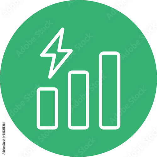 Intensity Vector Line White Circles Multicolors