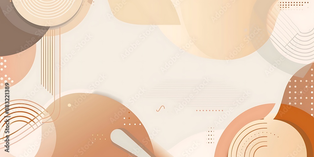A flat vector background with gradient, featuring rounded and curved shapes,geometric patterns,This graphic is designed as part of digital marketing materials A flat vector background with gradient, featuring rounded and curved shapes,geometric patterns,This graphic is designed as part of digital marketing materials