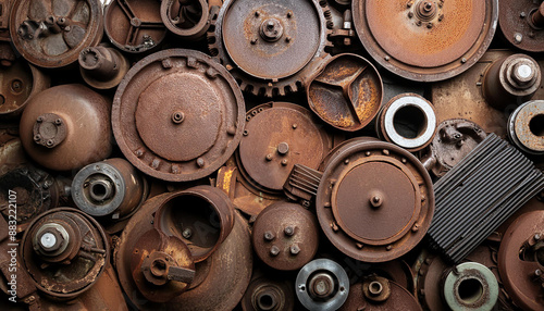 Rustic steel backround
