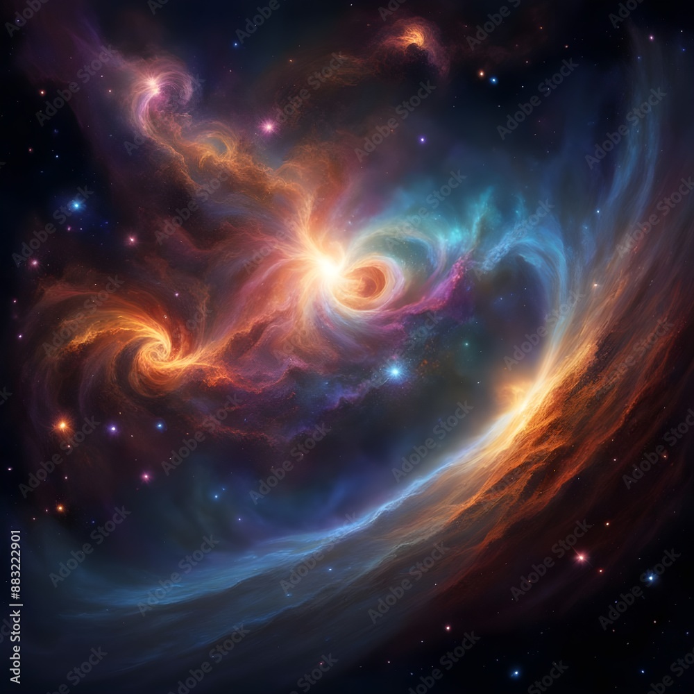 background with space background with space