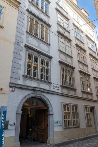 The Mozarthaus Vienna (also known as the Figaro House) was Mozart's residence from 1784 to 1787. 
