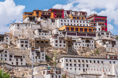 Very famous Thiksey Monastery of Ladakh photo