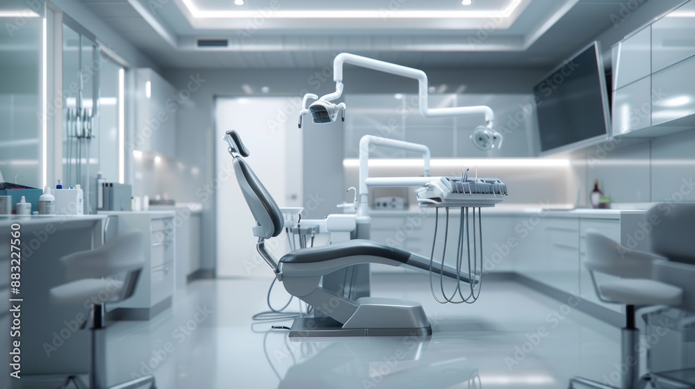 Dentist's room interior with a modern concept
