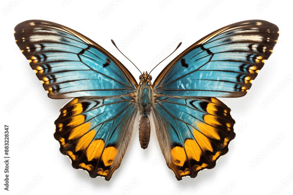 A beautiful butterfly isolated on white background. Butterfly. A beautiful butterfly isolated on white background. Butterfly.