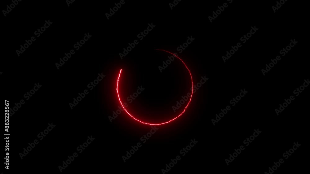 Glowing neon light rectangle frame animation 4k video. Glowing neon light rectangle frame animation 4k video.