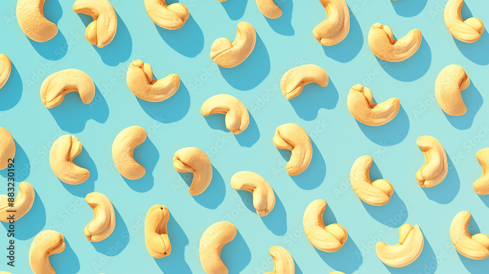 Nutty Mosaic: Realistic Pattern of Assorted Nuts Nutty Mosaic: Realistic Pattern of Assorted Nuts