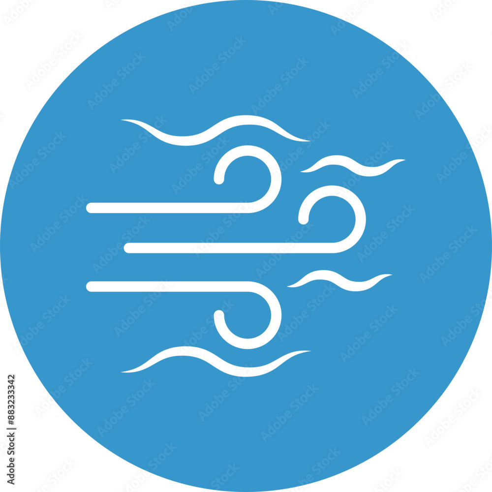 Obraz premium Fresh Air Vector Line White Circles Multicolors