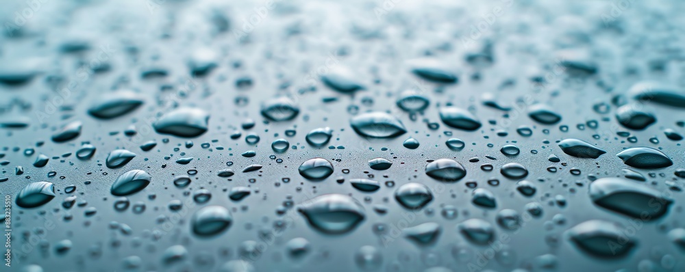 Cloud formation via condensation, cooling gas, dew drops, and fog, atmospheric scene Cloud formation via condensation, cooling gas, dew drops, and fog, atmospheric scene