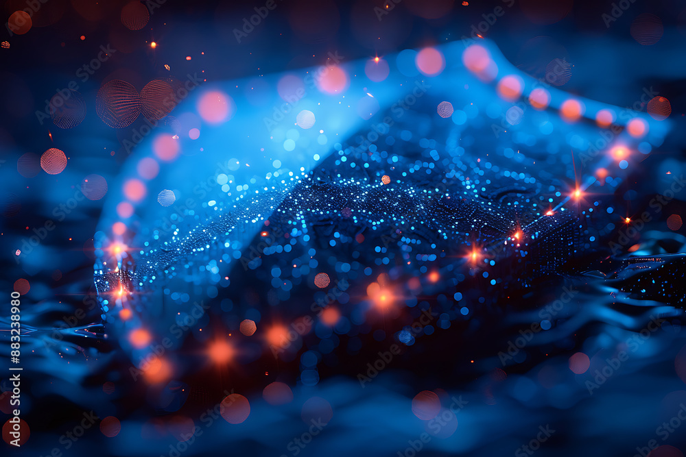 An image of a shield depicted in the wireframe style on a dark blue background An image of a shield depicted in the wireframe style on a dark blue background