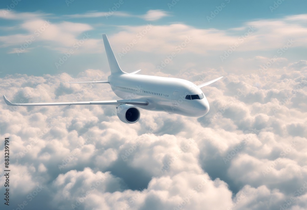 flying view cumulus cloudscape sky passenger airplane panorama aircraft clouds daytime white flying view cumulus cloudscape sky passenger airplane panorama aircraft clouds daytime white