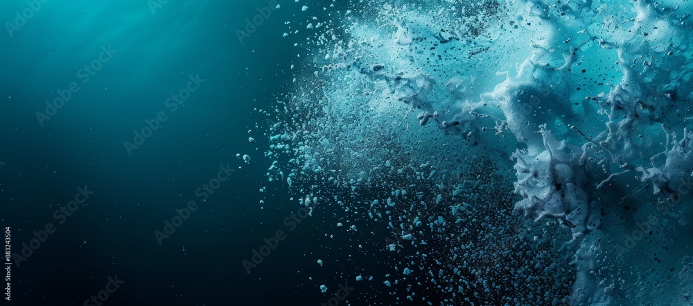 Winter Wonderland Background for Text Overlay Generative AI