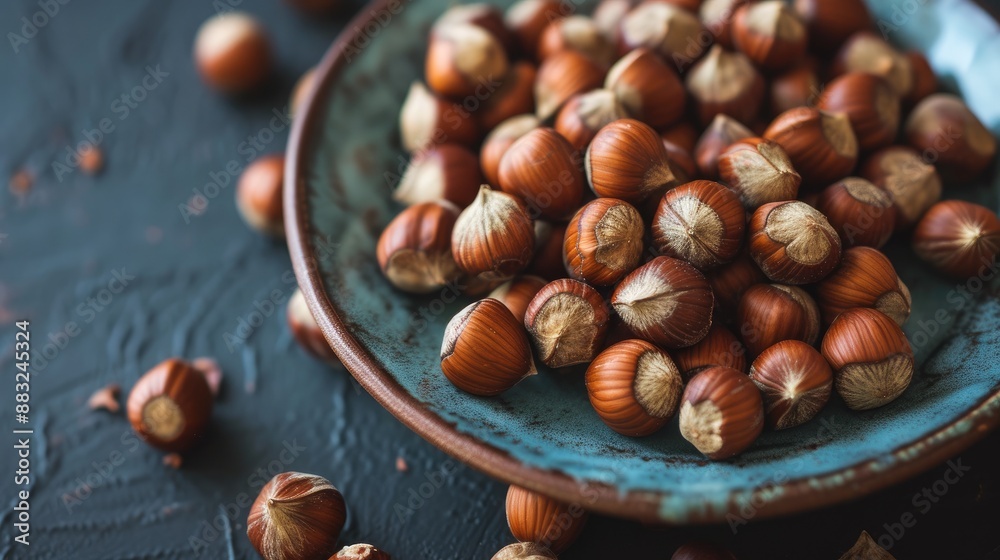 Obraz premium Nutritious Hazelnuts Ready to Eat
