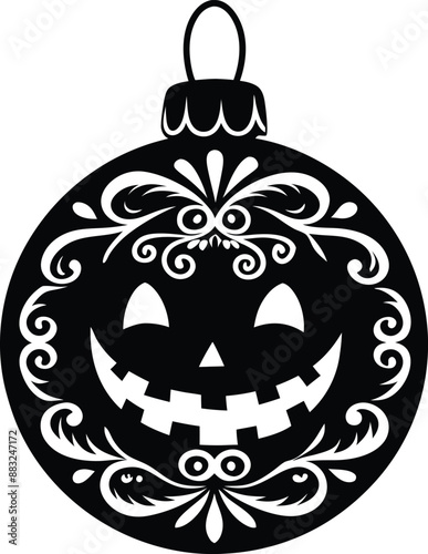 hallowen ornament illustration. oliday, halloween, october, scary, horror, pumpkin,happy halloween,halloween background