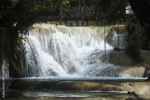 Tad Sae Waterfalls, Luang Prabang, Laos photo