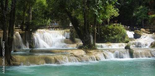 Tad Sae Waterfalls, Luang Prabang, Laos photo