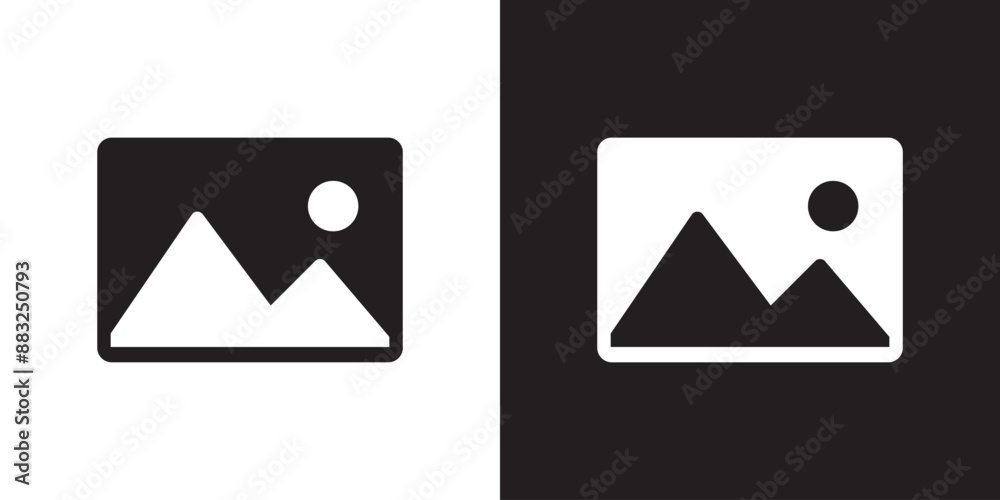 Picture icon vector. photo gallery icon symbol. Black icon. Business icon. Line icon. Picture icon vector. photo gallery icon symbol. Black icon. Business icon. Line icon.