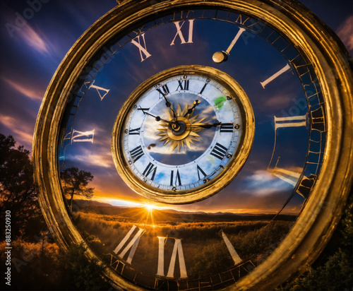 old clock on the wall