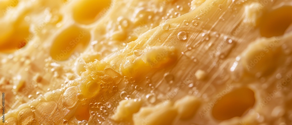 Macro Photography of Cheddar Cheese Texture Macro Photography of Cheddar Cheese Texture