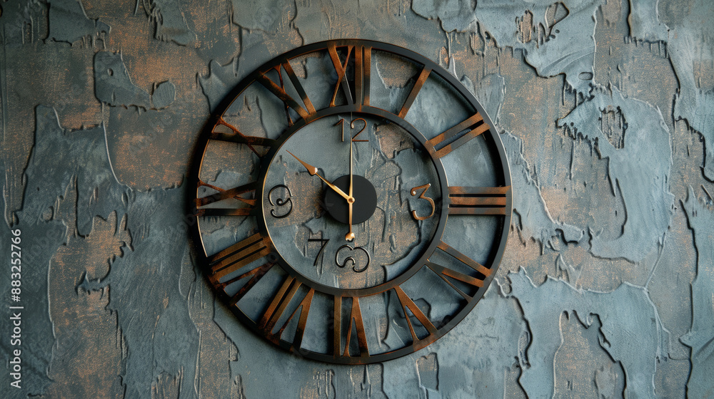 Obraz premium old wall clock, elegant antigue wall clock