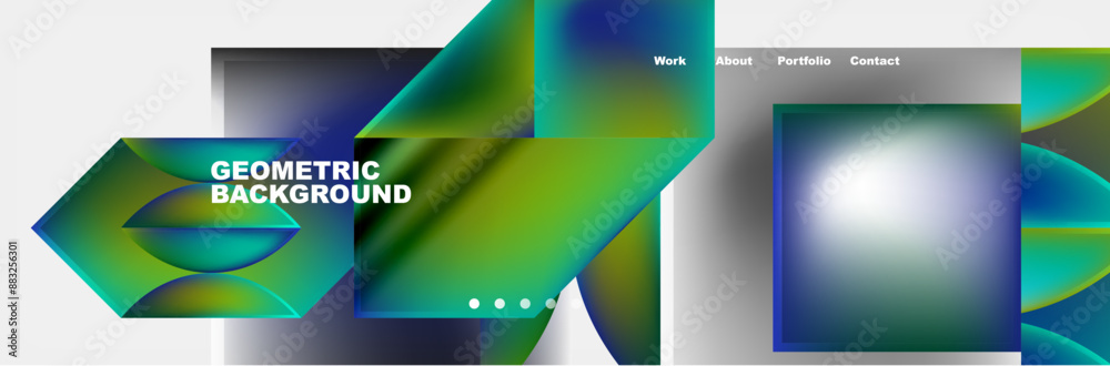 Minimal geometric web site page template design. Vector Illustration For Wallpaper, Banner, Background, Card, Book Illustration, landing page Minimal geometric web site page template design. Vector Illustration For Wallpaper, Banner, Background, Card, Book Illustration, landing page