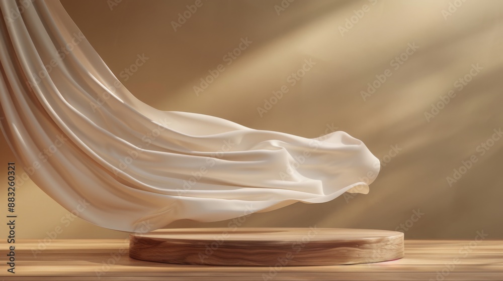 Obraz premium 3D display podium for sale , Wholesale 3D display podiums , Custom 3D display podium with wood frame