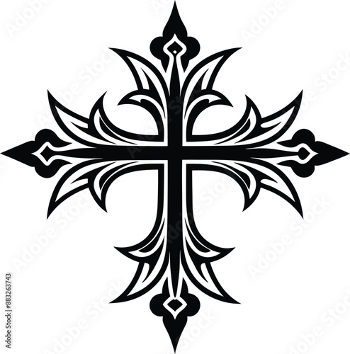 decorative christian cross. faith, christianity, religion,christ, element, god, pattern, holy, background,