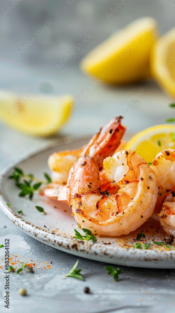 Fresh Seafood Delight for Summer BBQ Generative AI Fresh Seafood Delight for Summer BBQ Generative AI
