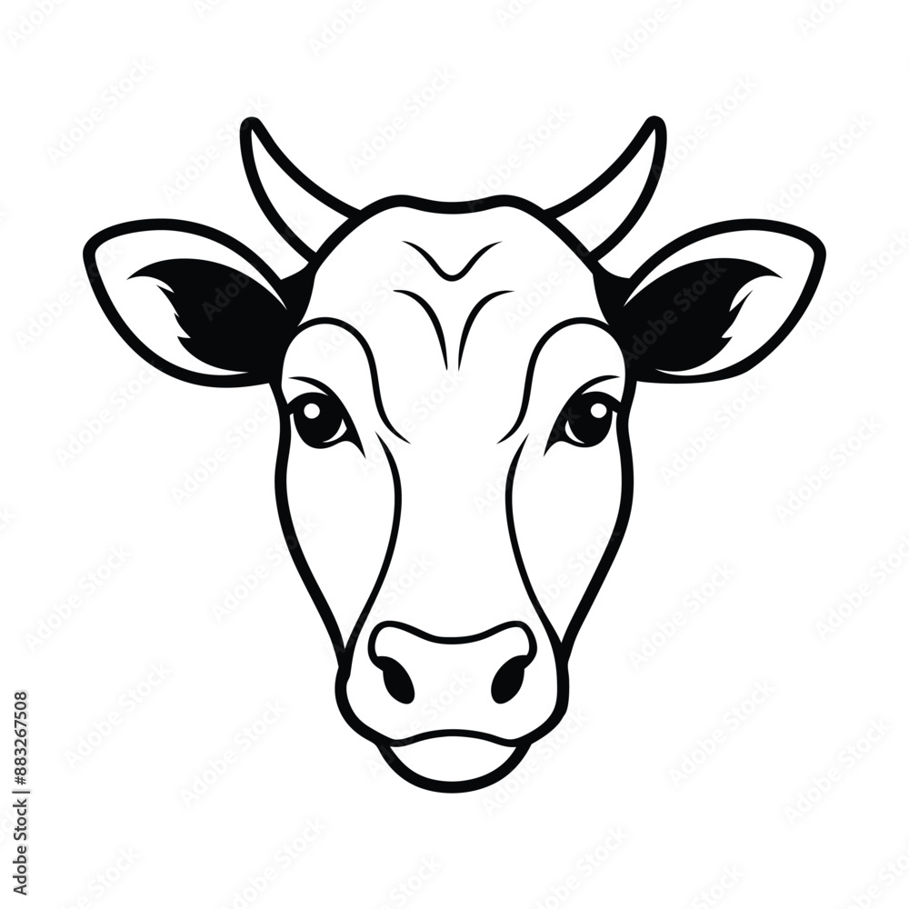 Cow Silhouette Vector Illustration
Cow Silhouette Vector Illustration