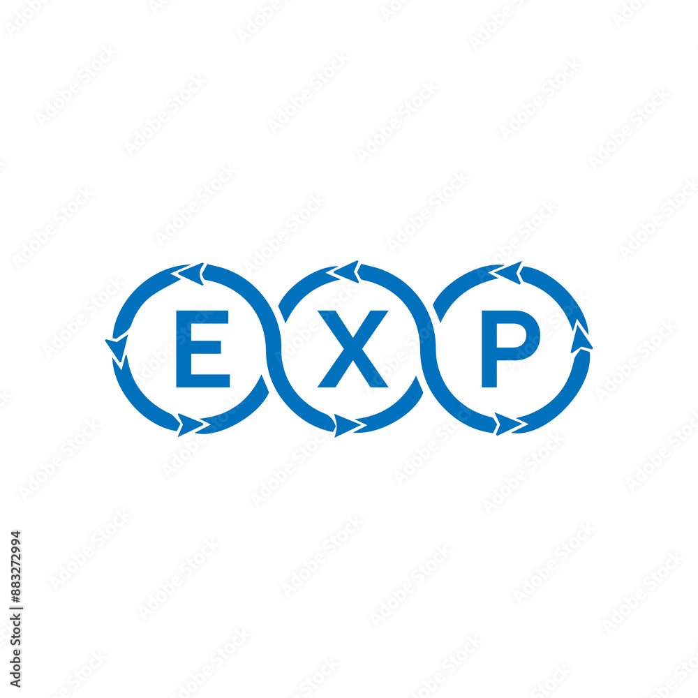 EXP logo. E X P design. White EXP letter. EXP, E X P letter logo design. E X P letter logo design in GOLD, GOLDEN LOGO, THREE, style. letter logo set in one artboard. E X P letter logo vector design.