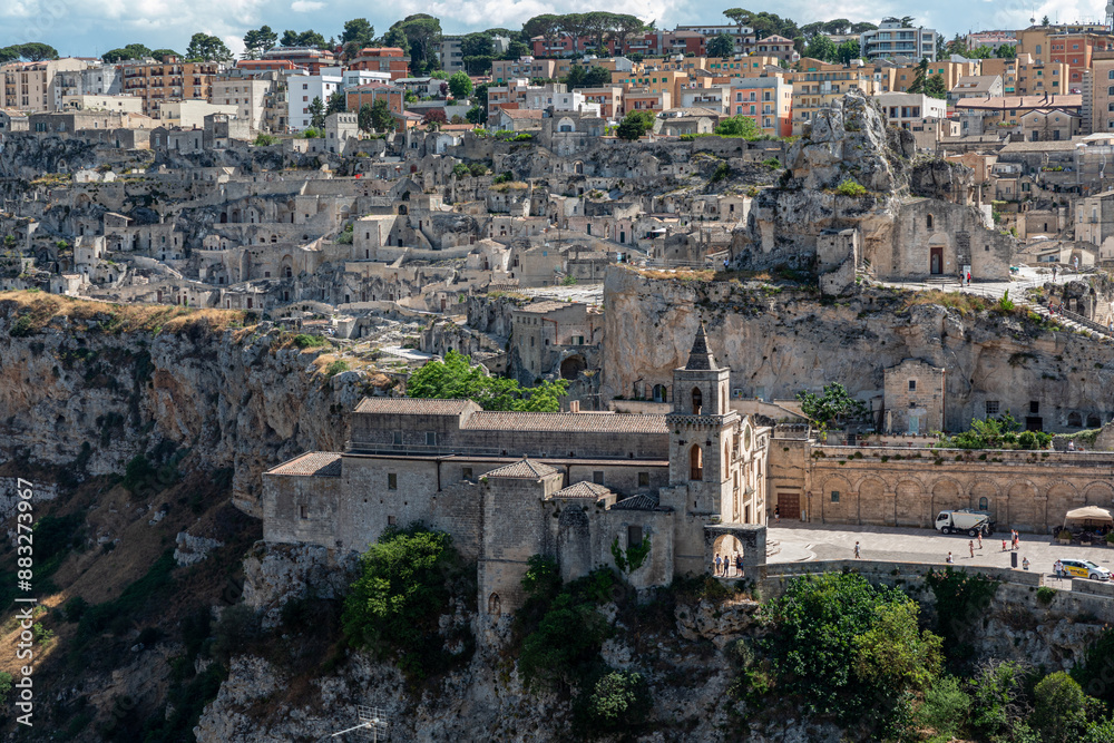 Naklejka premium Matera and the Sassi