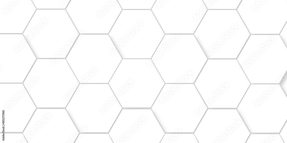 Abstract hexagonal futuristic geometric backdrop White background and embossed hexagon , honeycomb white hexagon concept design abstract technology background vector background, or wallpaper. Abstract hexagonal futuristic geometric backdrop White background and embossed hexagon , honeycomb white hexagon concept design abstract technology background vector background, or wallpaper.