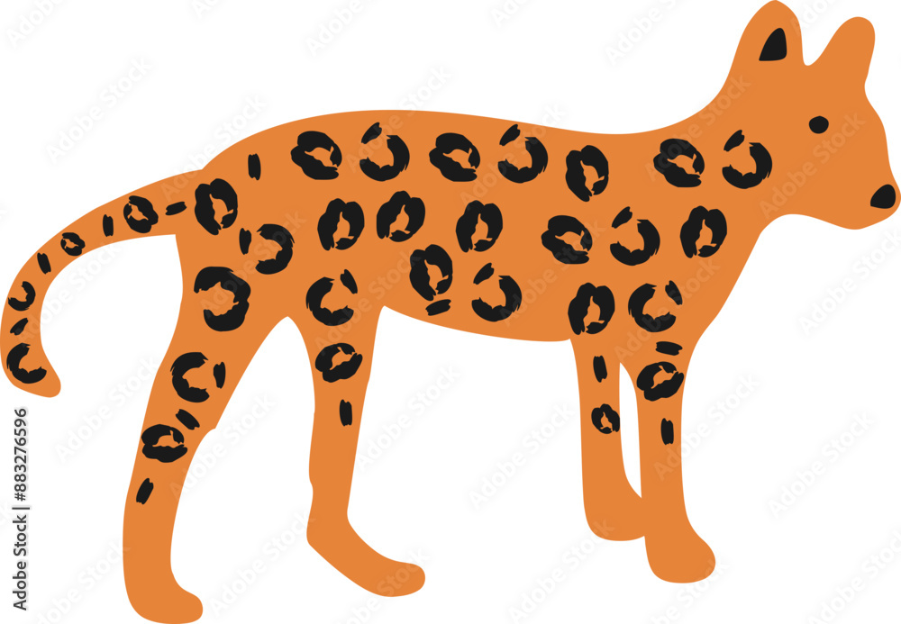 Fototapeta premium Cheetah Illustration