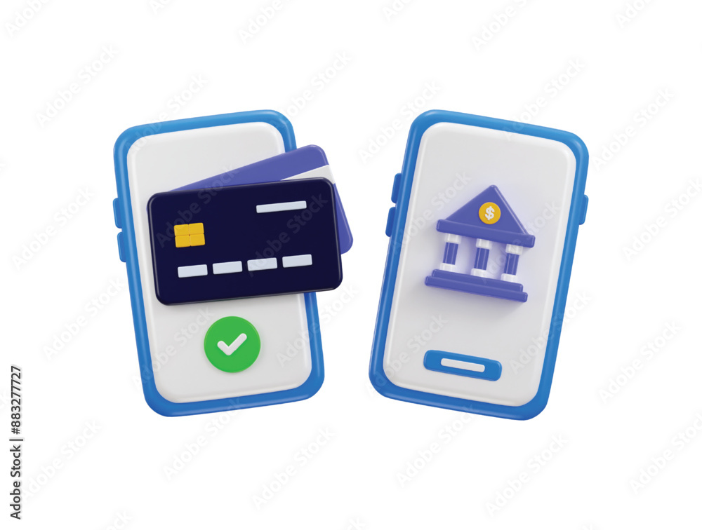 3D Online money transfer icon on online credit card wallet with for financial bank transaction, money online transaction, online payment, business finance, transfer on mobile bank icon 3D Online money transfer icon on online credit card wallet with for financial bank transaction, money online transaction, online payment, business finance, transfer on mobile bank icon